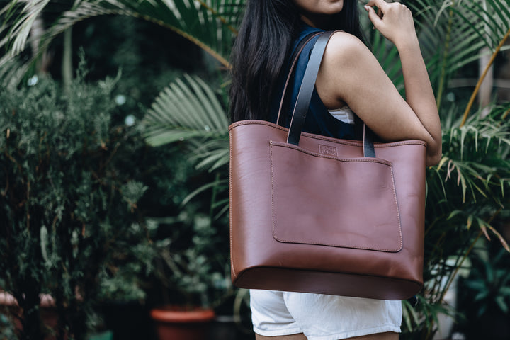 The Founders Tote | | Albert Tusk Leather Goods Online