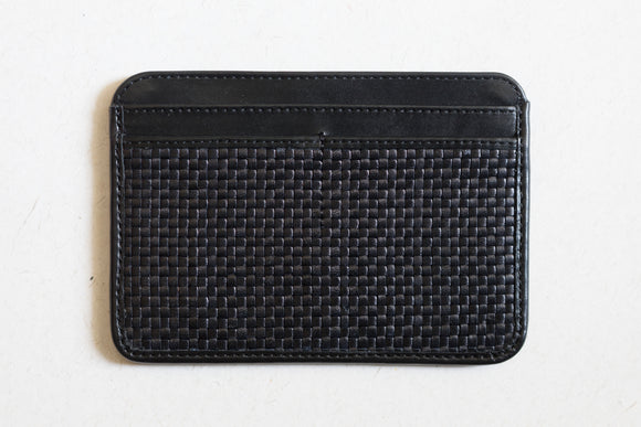The Passport Sleeve | Black Leather Passport Holder | Albert Tusk Leather Goods Online