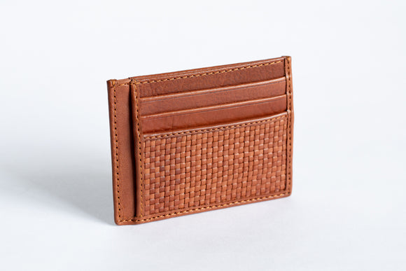 The Minimalist Wallet | Tan Slim Leather Wallet | Albert Tusk Leather Goods Online