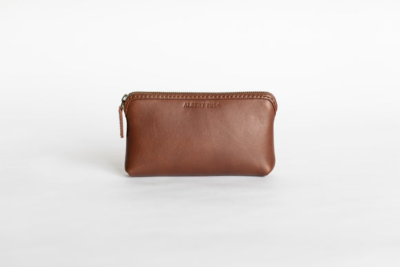 The Small Pouch | Tan Leather Pouch | Albert Tusk Leather Goods Online