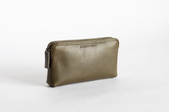The Small Pouch | Green Leather Pouch | Albert Tusk Leather Goods Online