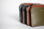 The Signature Snap-On | Blue Leather Wallet | Albert Tusk Leather Goods Online