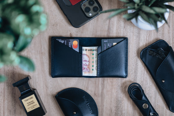The Bare Bifold | Leather Wallet | Albert Tusk Leather Goods Online