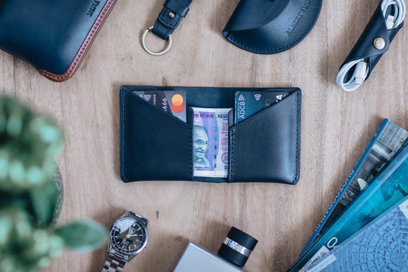 The Bare Bifold | Leather Wallet | Albert Tusk Leather Goods Online