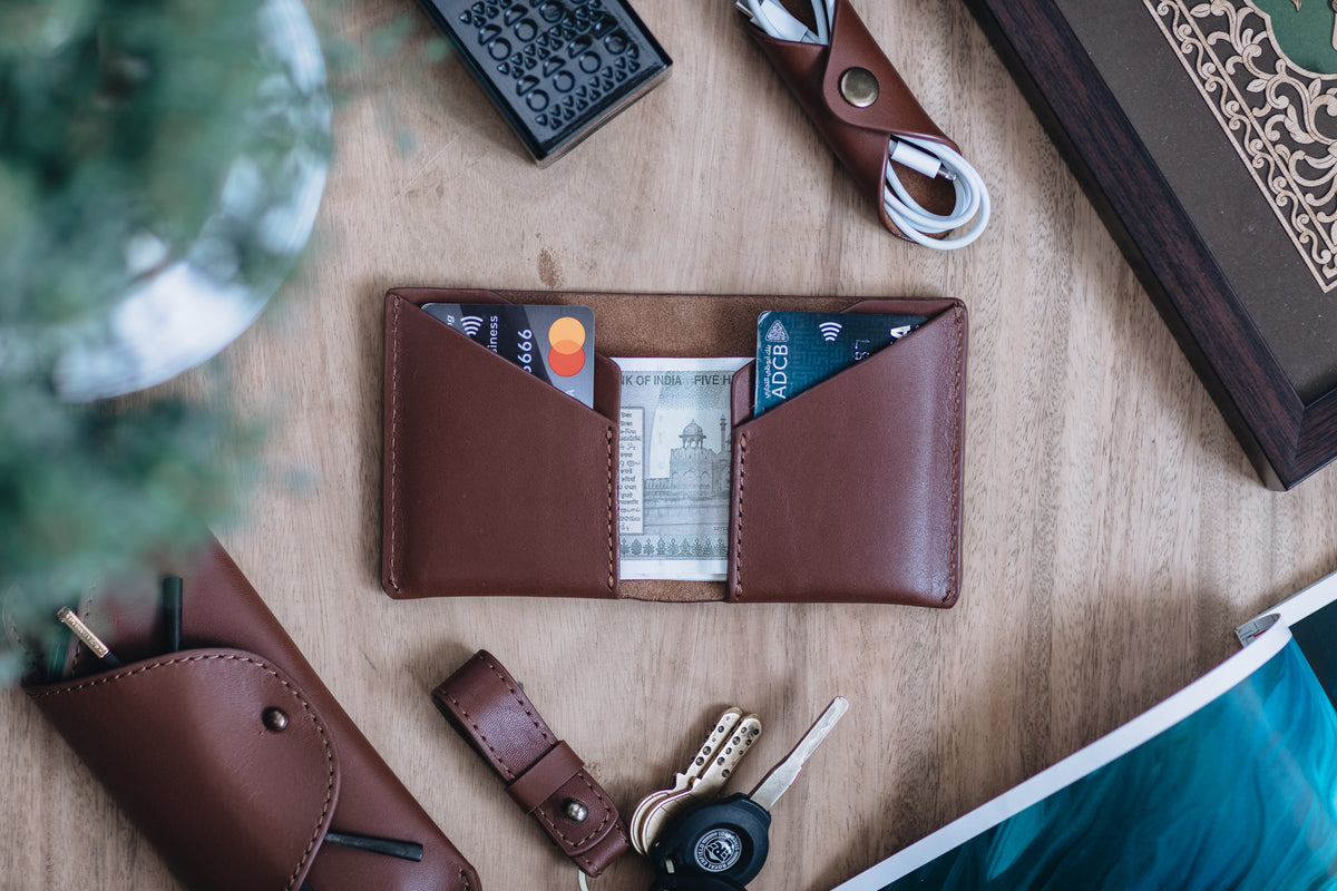 The Bare Bifold | Leather Wallet | Albert Tusk Leather Goods Online