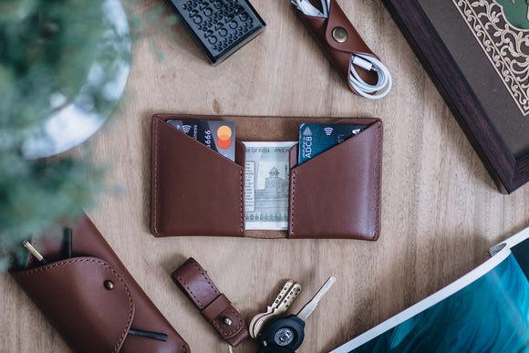 The Bare Bifold | Leather Wallet | Albert Tusk Leather Goods Online