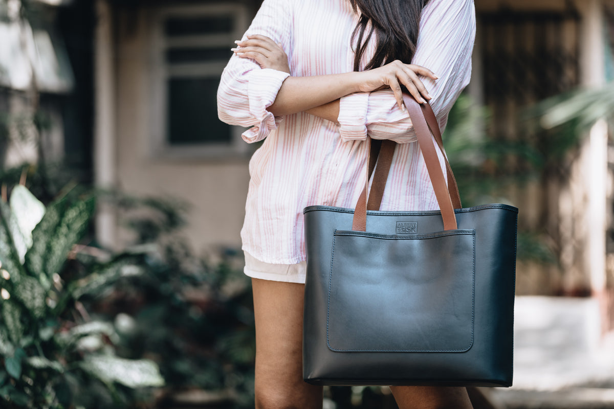 The Founders Tote |  | Albert Tusk Leather Goods Online