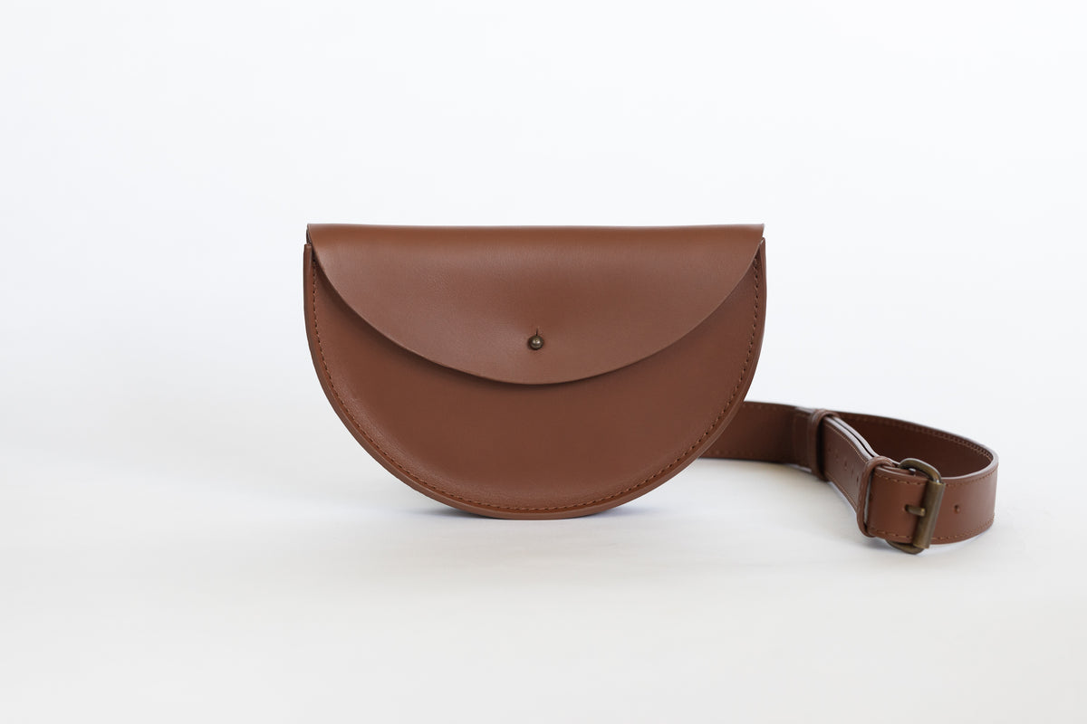 The Half-Moon Sling | The Founders Crossbody | Albert Tusk Leather Goods Online