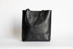 The Large Tote | Black Leather Tote Bag | Albert Tusk Leather Goods Online