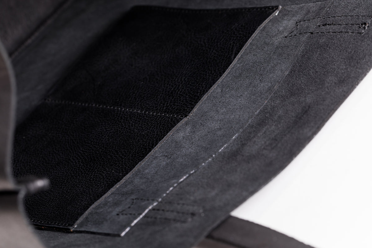 The Large Tote | Black Leather Tote Bag | Albert Tusk Leather Goods Online