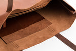 The Large Tote | Tan Leather Tote Bag | Albert Tusk Leather Goods Online