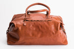The Signature Duffle | Tan Leather Duffle Bag | Albert Tusk Leather Goods Online