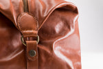 The Signature Duffle | Tan Leather Duffle Bag | Albert Tusk Leather Goods Online