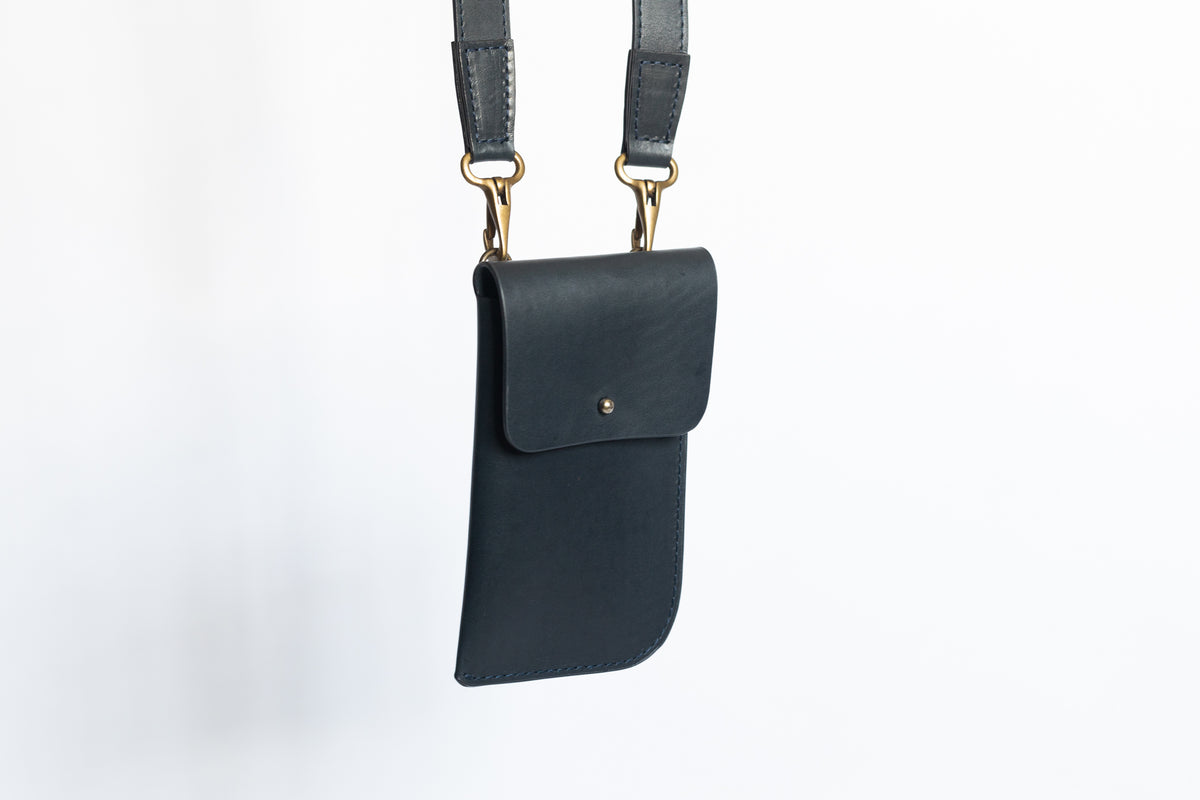 The Mobile Carrier | The Founders Crossbody | Albert Tusk Leather Goods Online