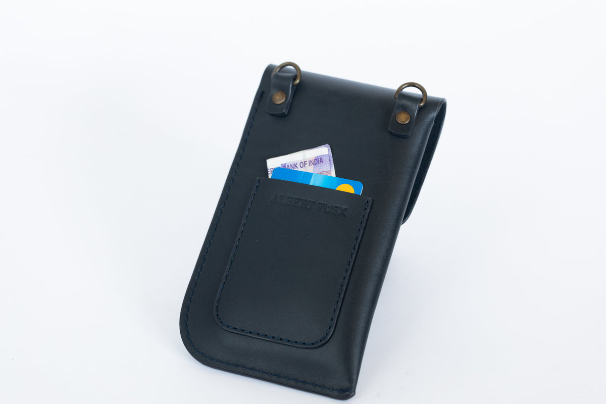 The Mobile Carrier | The Founders Crossbody | Albert Tusk Leather Goods Online