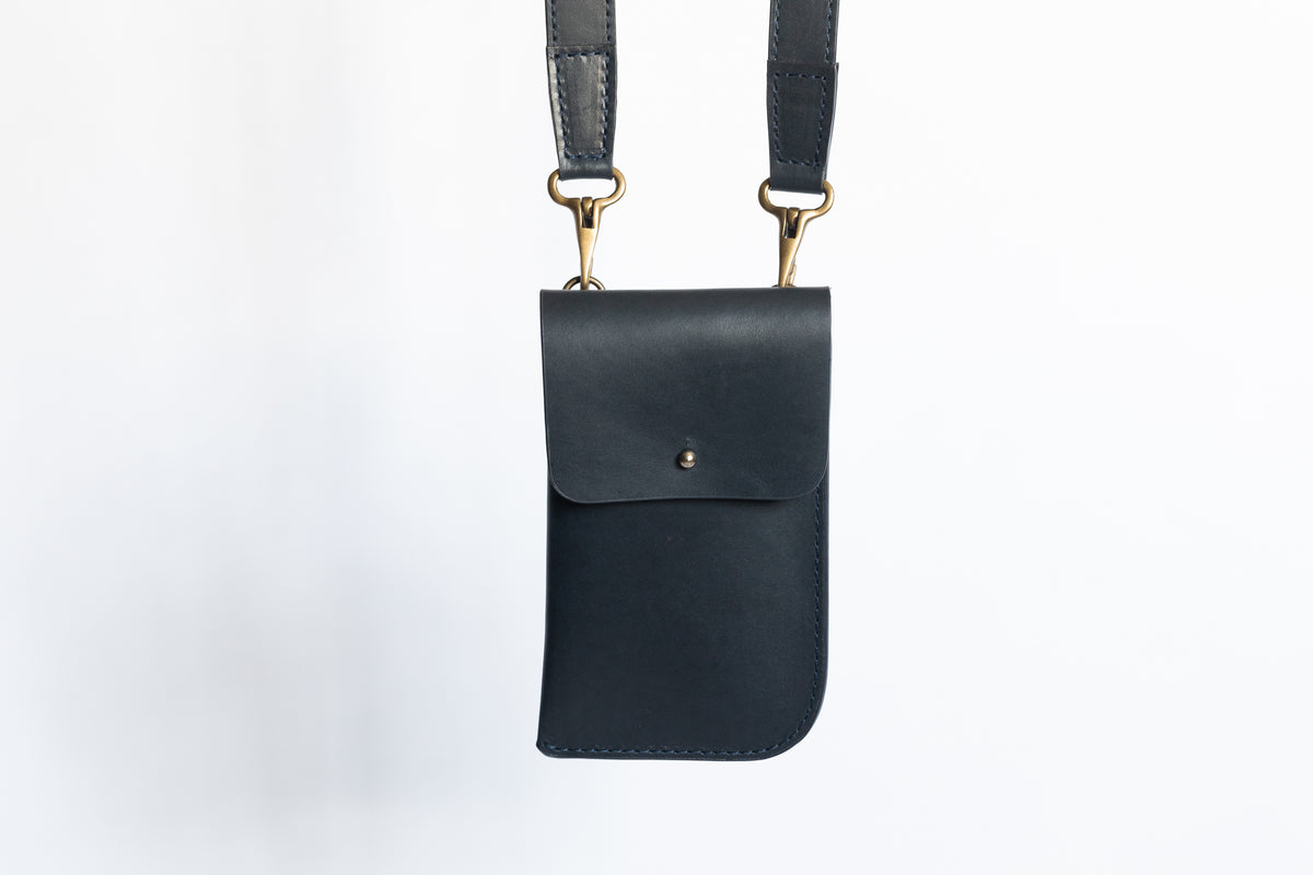 The Mobile Carrier | The Founders Crossbody | Albert Tusk Leather Goods Online
