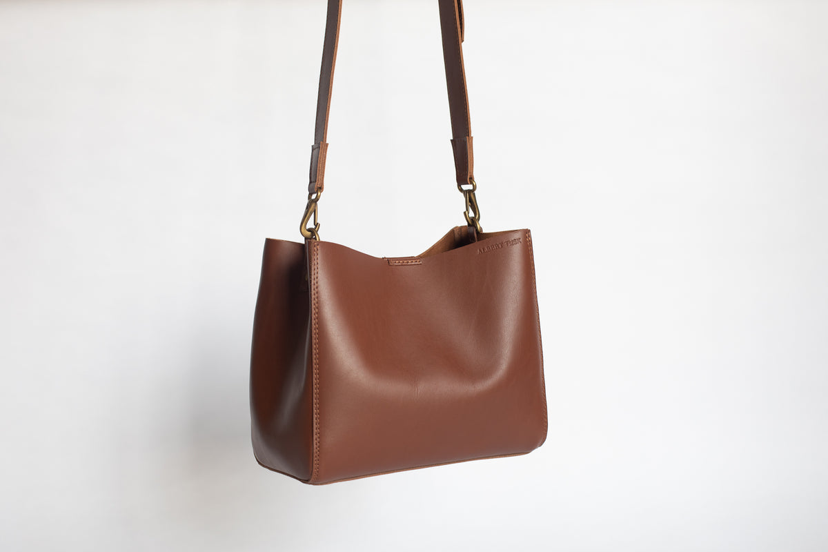 The Open Crossbody | The Open Crossbody | Albert Tusk Leather Goods Online