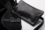 The Oversized Tote | Oversized Black Leather Tote | Albert Tusk Leather Goods Online