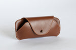 The Sunglass Sleeve | Tan Leather Pouch | Albert Tusk Leather Goods Online