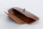 The Sunglass Sleeve | Tan Leather Pouch | Albert Tusk Leather Goods Online