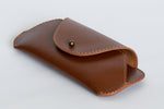 The Sunglass Sleeve | Tan Leather Pouch | Albert Tusk Leather Goods Online