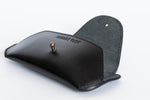 The Sunglass Sleeve | Black Leather Pouch | Albert Tusk Leather Goods Online