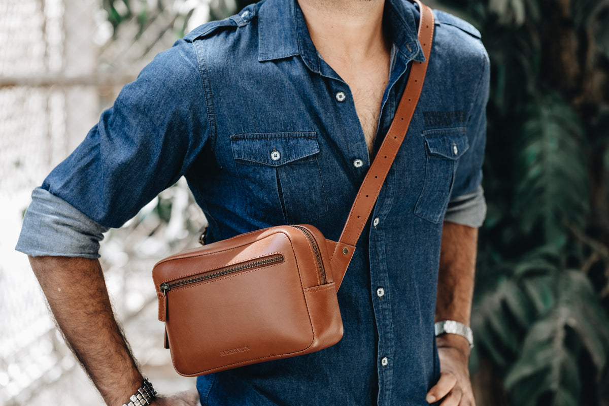 The Founders Crossbody | The Founders Crossbody | Albert Tusk Leather Goods Online
