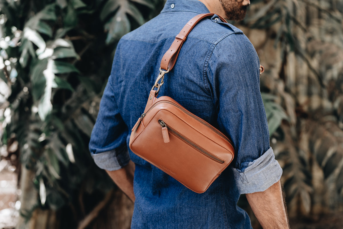 The Founders Crossbody | The Founders Crossbody | Albert Tusk Leather Goods Online