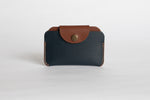 The Signature Snap-On | Blue Leather Wallet | Albert Tusk Leather Goods Online