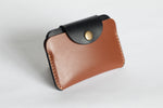 The Signature Snap-On | Blue Leather Wallet | Albert Tusk Leather Goods Online