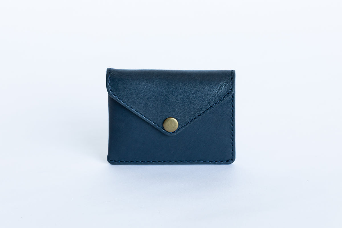 The Signature Wallet | Blue Leather Wallet | Albert Tusk Leather Goods Online