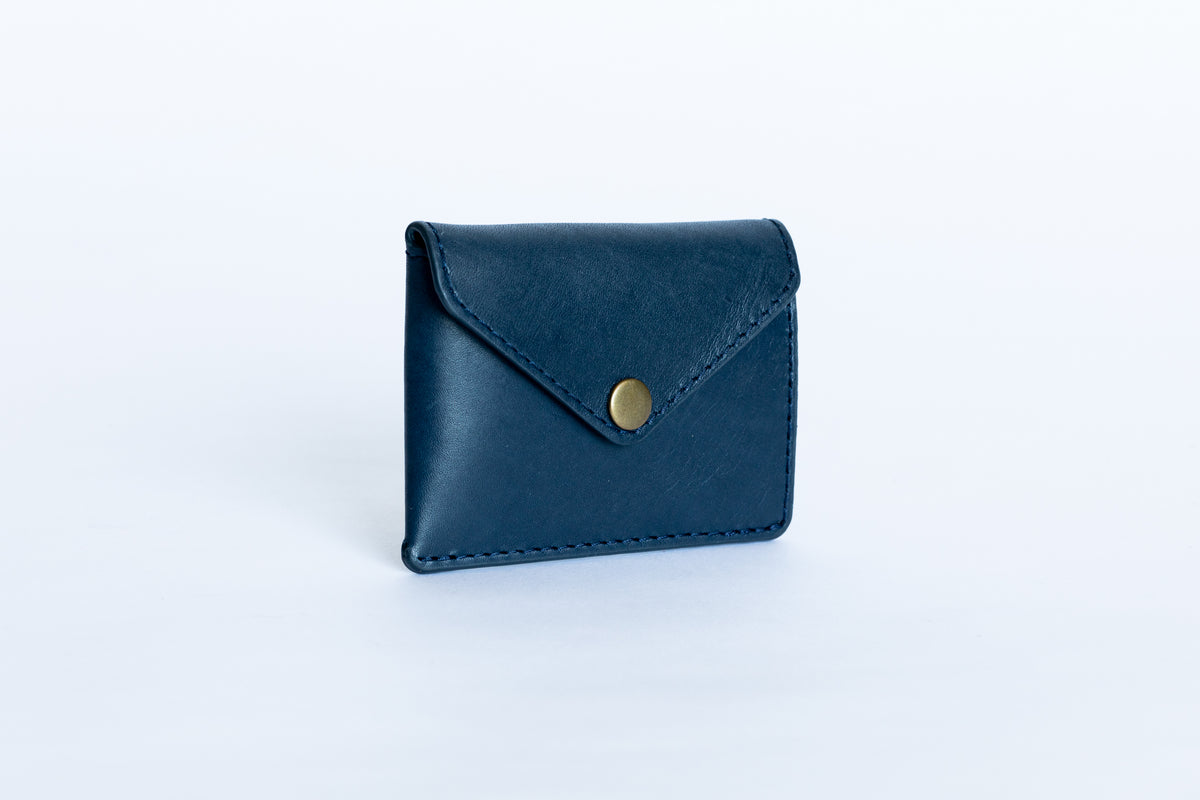 The Signature Wallet | Blue Leather Wallet | Albert Tusk Leather Goods Online
