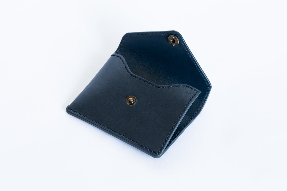 The Signature Wallet | Blue Leather Wallet | Albert Tusk Leather Goods Online