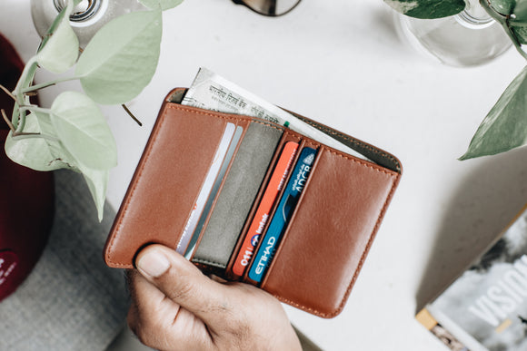 The Tall Bifold | Green Leather Wallet | Albert Tusk Leather Goods Online
