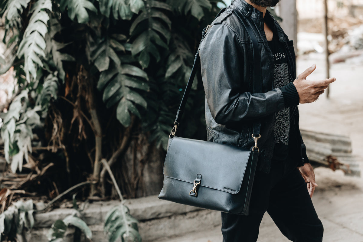 The Wanderers Satchel | Leather Messenger Bag | Albert Tusk Leather Goods Online
