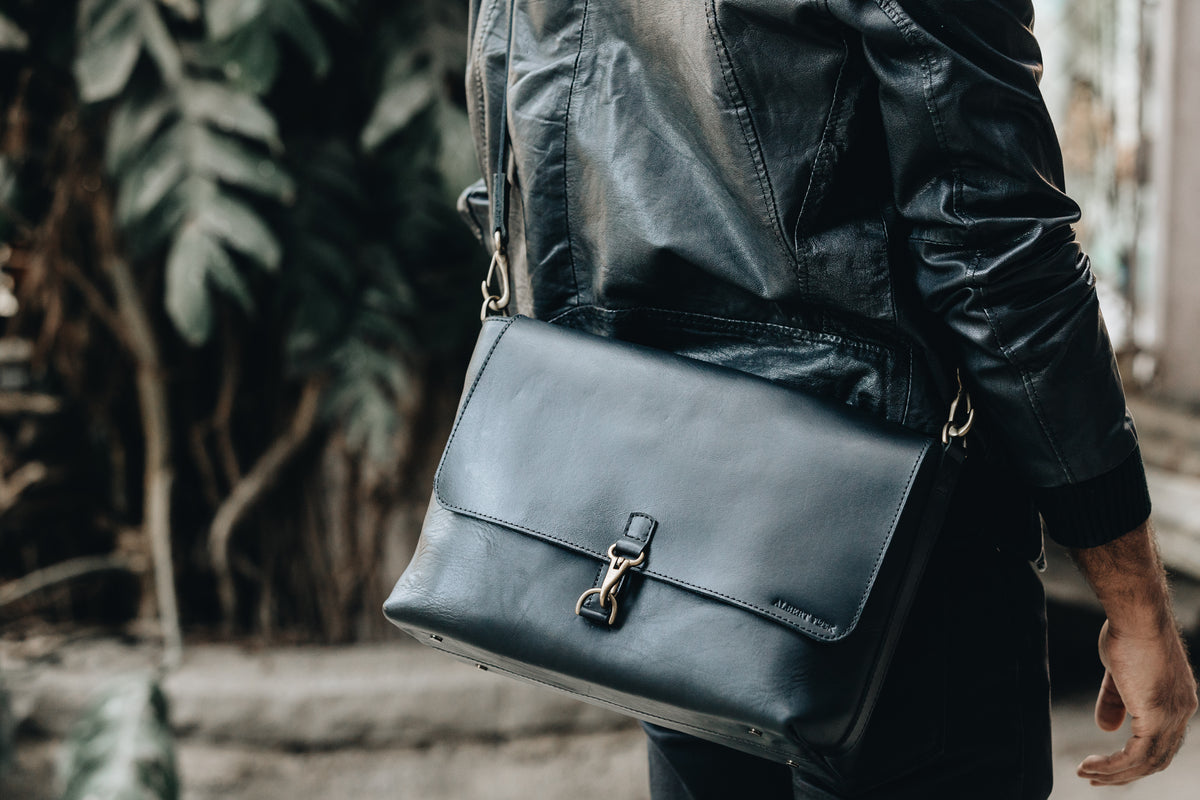 The Wanderers Satchel | Leather Messenger Bag | Albert Tusk Leather Goods Online
