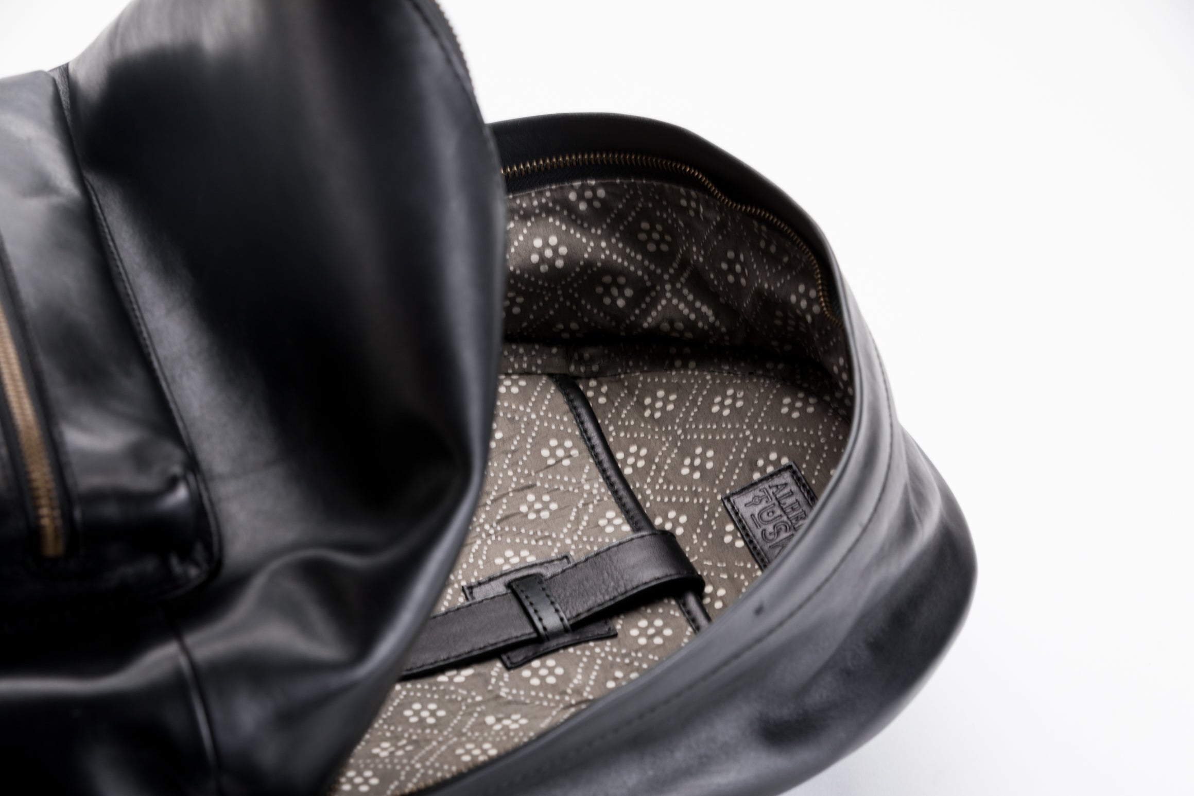 The Founders Backpack | Black Leather Backpack | Albert Tusk Leather Goods Online