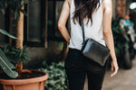 The Classic Sling | Black Classic Sling | Albert Tusk Leather Goods Online