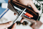 The Daily Pouch | Tan Leather Pouch | Albert Tusk Leather Goods Online