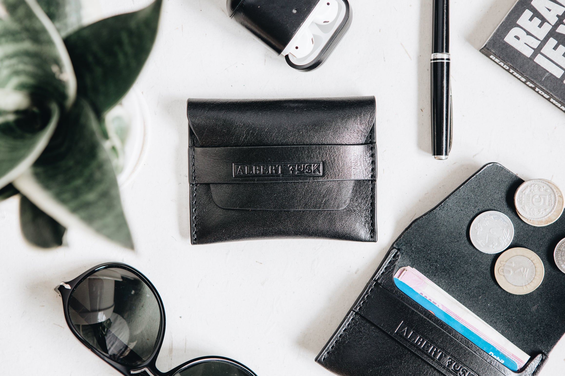 The Flip-Top Envelope | Flap Wallet | Albert Tusk Leather Goods Online