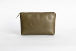 The Large Pouch | Green Leather Pouch | Albert Tusk Leather Goods Online