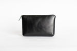 The Large Pouch | Black Leather Pouch | Albert Tusk Leather Goods Online