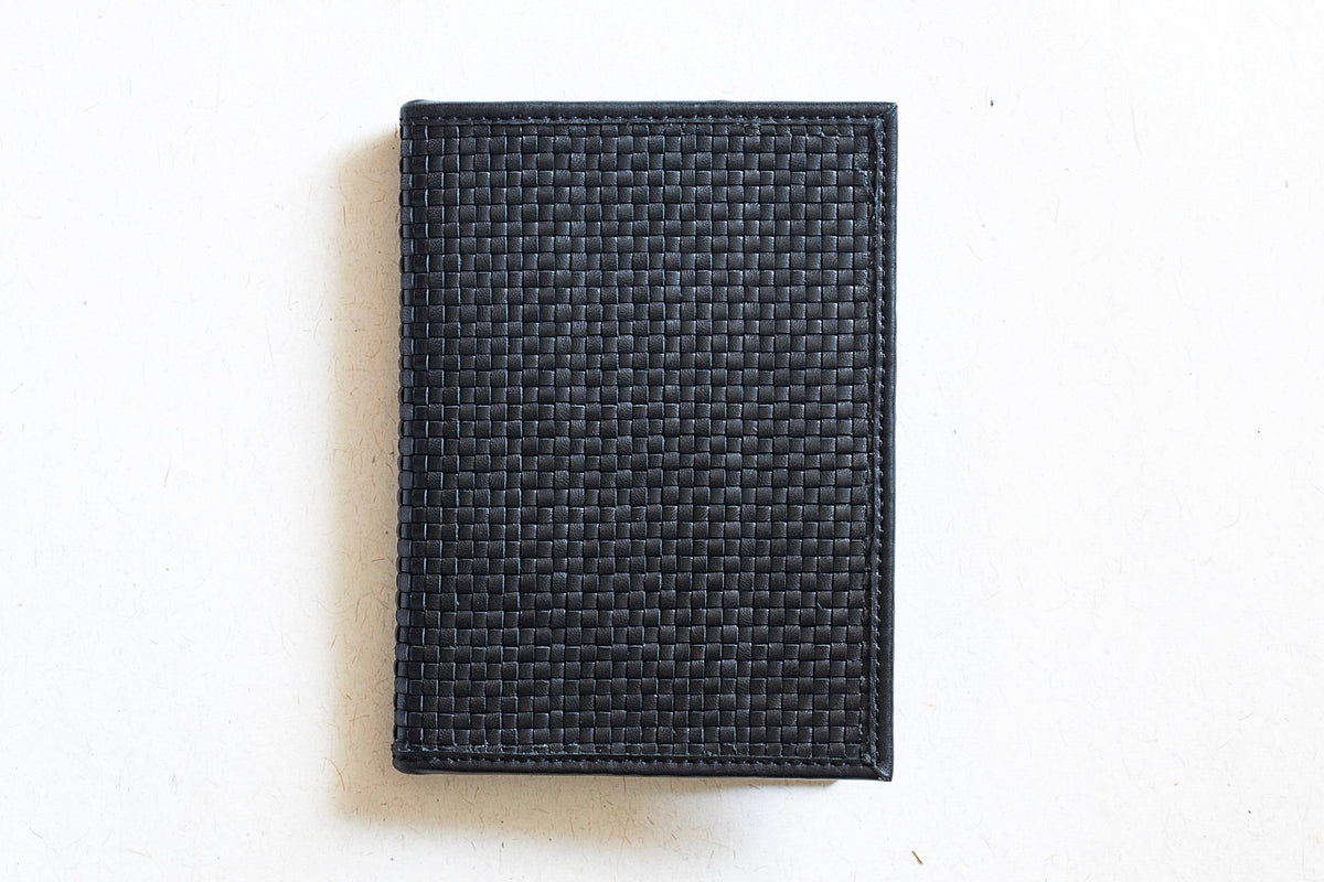 The Passport Holder | Black Leather Passport Holder | Albert Tusk Leather Goods Online