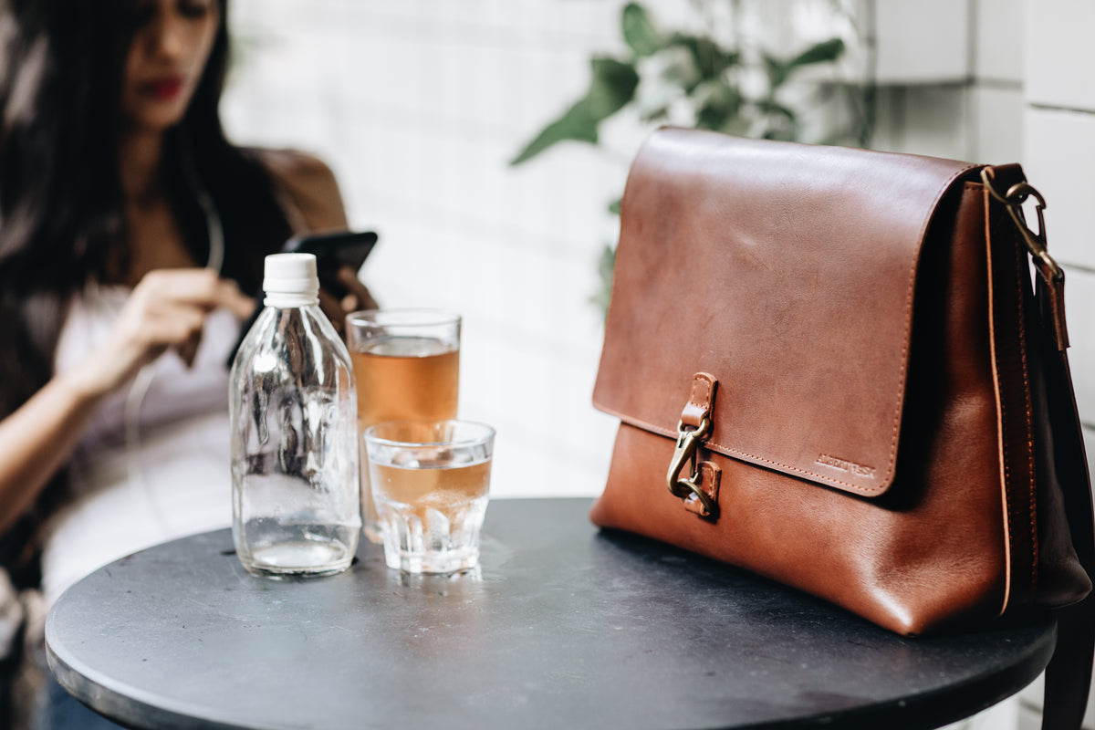 The Wanderers Satchel | Leather Messenger Bag | Albert Tusk Leather Goods Online