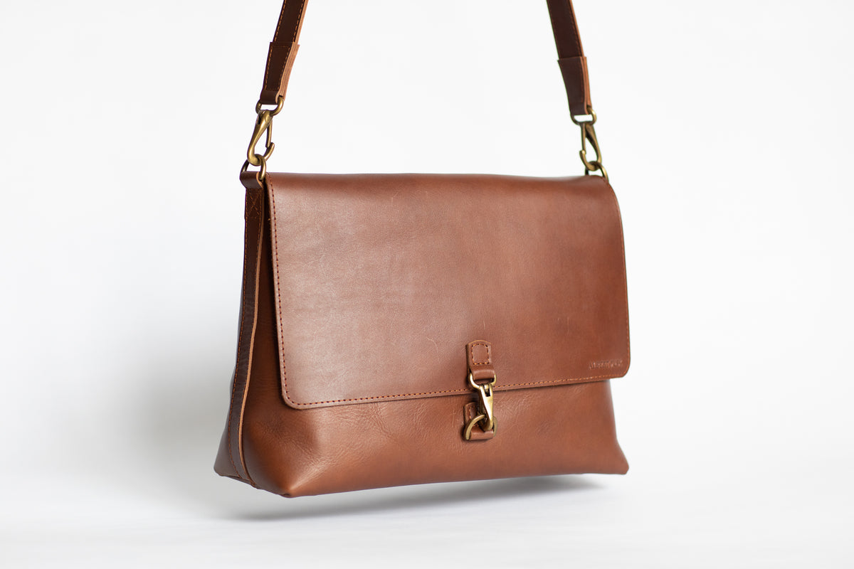 The Wanderers Satchel | Leather Messenger Bag | Albert Tusk Leather Goods Online
