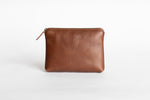 The Medium Pouch | Tan Leather Pouch | Albert Tusk Leather Goods Online
