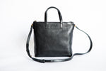 The Mini Tote | Black Mini Tote | Albert Tusk Leather Goods Online