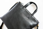 The Mini Tote | Black Mini Tote | Albert Tusk Leather Goods Online