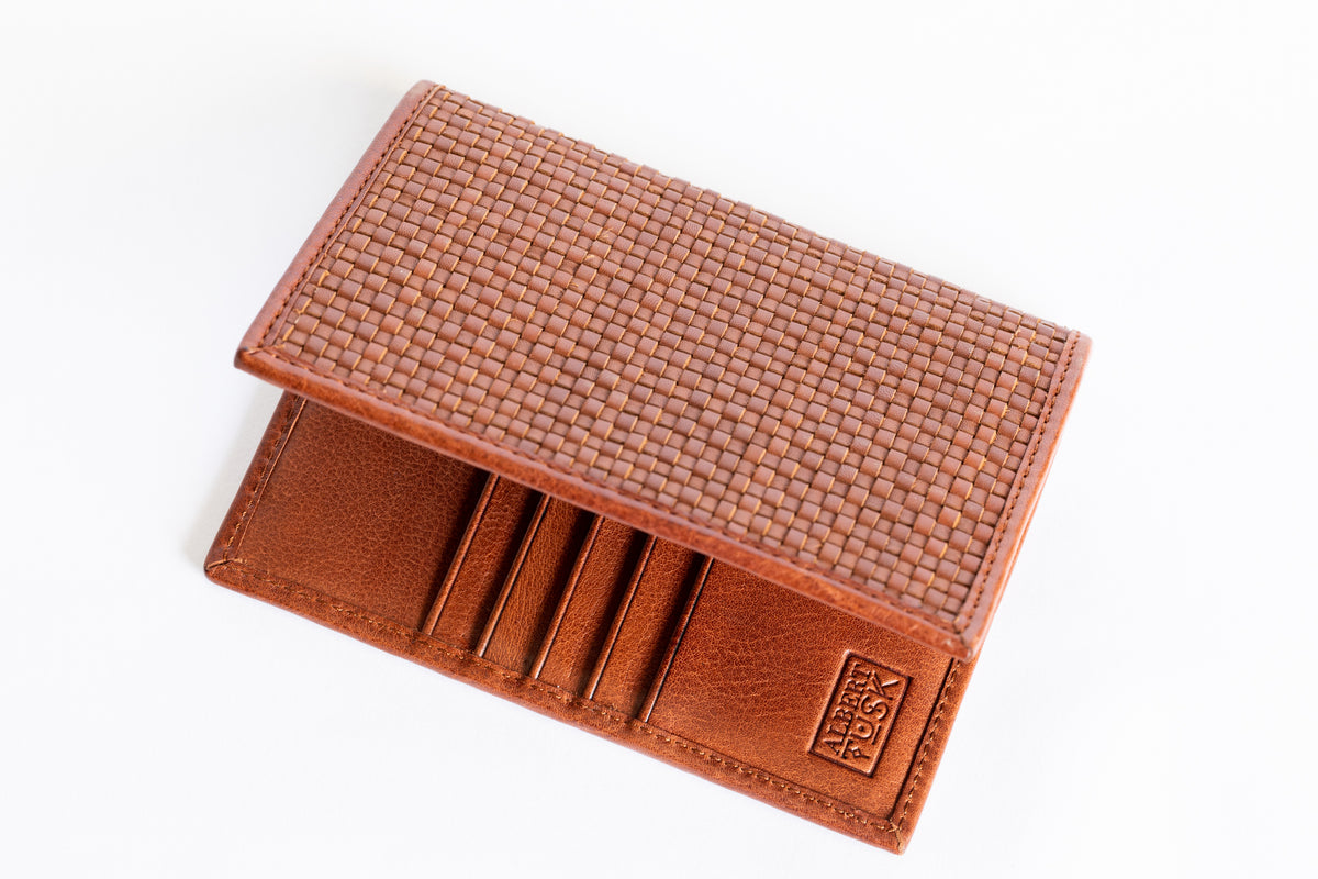 The Passport Holder | Tan Leather Passport Holder | Albert Tusk Leather Goods Online