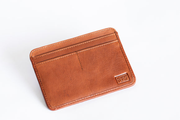 The Passport Sleeve | Tan Leather Passport Holder | Albert Tusk Leather Goods Online